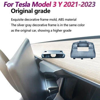 Для Tesla Model 3 Y 2023 Аксессуары Новый Кронштейн Для Поворота экрана Центрального управления Автомобильным GPS Навигационным Держателем Поворотное Крепление