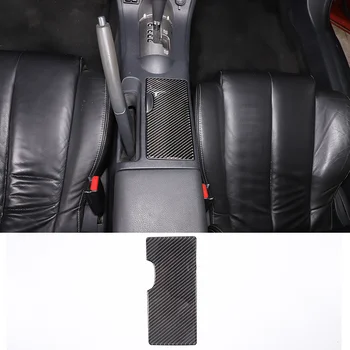 Для 2006-2011 Mitsubishi Eclipse наклейка на панель переключения передач центральной консоли автомобиля из мягкого углеродного волокна, аксессуары для защиты салона автомобиля
