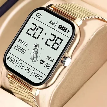 Новые умные часы для женщин, 1,69 дюймов, полносенсорные, для фитнеса, для отслеживания активности в реальном времени, для измерения артериального давления, спортивные для Huawei Nova 9 Pro