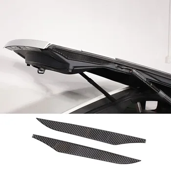 Для 2013-2022 Jaguar F-TYPE Из мягкого углеродного волокна, Наклейка для украшения заднего багажника автомобиля, Аксессуары для интерьера автомобиля, 2 шт.