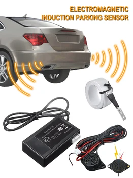Автомобильный электромагнитный датчик парковки 12 В, Универсальный звуковой сигнал заднего хода, вспомогательная сигнализация, Радарный звуковой индикатор, зондирующая система
