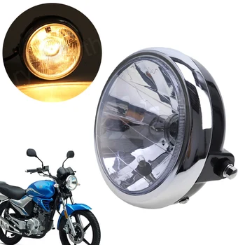 7-дюймовая мотоциклетная передняя фара головного света, налобный фонарь для YAMAHA YBR125 YBR 125 2002-2013 2003 2004 2005 2006 2007 2008