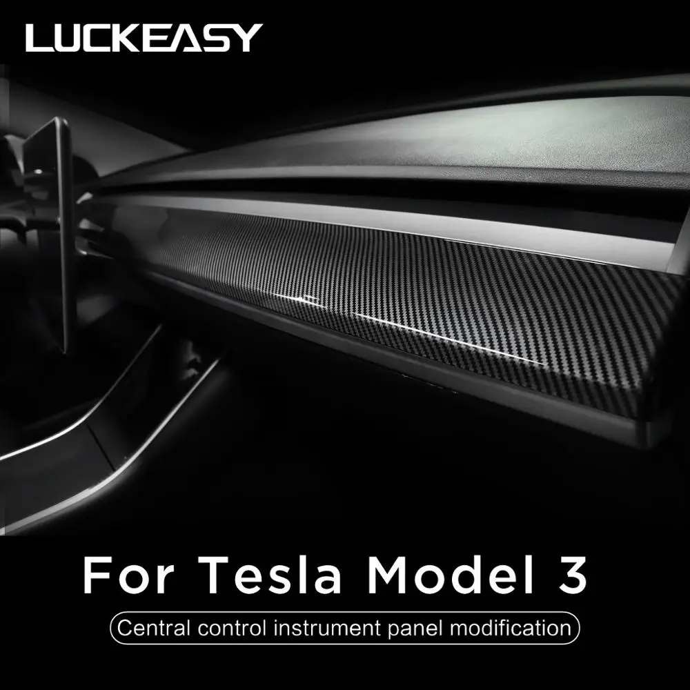 Для автомобиля Tesla Model 3 Центральная панель управления приборной панелью Model3 2023 Центральная консоль Комплектация Защита Аксессуары для интерьера Изображение 0