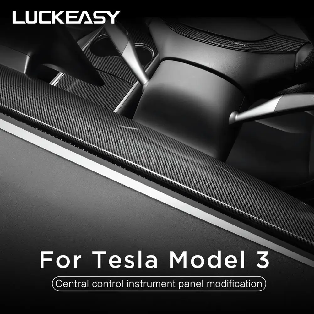 Для автомобиля Tesla Model 3 Центральная панель управления приборной панелью Model3 2023 Центральная консоль Комплектация Защита Аксессуары для интерьера Изображение 1